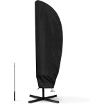 Housse de protection pour parasol d�port� � 2 - 4 m, oxford 210d, avec sac de rangement, noire - 205 ...