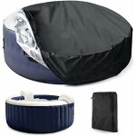 Housse de protection pour piscine ou spa, ronde couvercle du spa solaire extrieur housse ronde pour ...