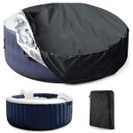 Housse de protection pour piscine ou spa, ronde couvercle du spa solaire ext�rieur housse ronde pour ...