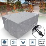 Housse de protection rectangulaire pour meubles de jardin, en polyester, imperm�able, anti - poussi�re, ...