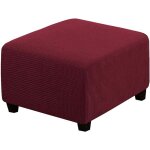 Housse de protection, repose - pieds �lastique housse lavable carr� canap� repose - pieds housse de protection ...