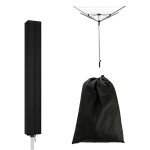 Housse de protection pour schoir  linge rotatif 160 x 15 x 15 cm housse sechoir parapluie impermable ...