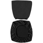 Housse de protection de siège extensible en polyester de couleur unie, housse de chaise amovible pour ... Housse de protection de siège extensible en polyester de couleur unie, housse de chaise amovible pour ...