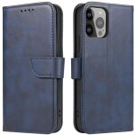 Housse avec rabat et portefeuille pour samsung s24 ultra magnet case, bleu Housse avec rabat et portefeuille pour samsung s24 ultra magnet case, bleu