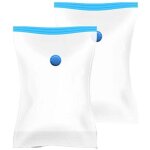 Housses de rangement sous vide avec pompe manuelle, fermeture �clair, 3 pi�ces, 60 80 cm , clair