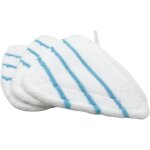 Housses de rechange microfibre pour balai vapeur - lot de 3 chiffons universels lavables, adapt�s aux ...