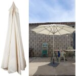 Housse de rechange pour parasol 3m - tissu anti - ultraviolet - toile de remplacement pour parasol de ...