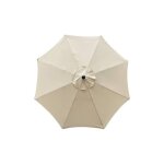 Jamais utilis]housse de rechange pour parasol, 8 baleines, 3 m, impermable, anti - uv, toile de rechange, ...