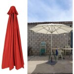 Housse de rechange pour parasol d�port� 3m - imperm�able, anti - ultraviolet - tissu de polyester �pais ...