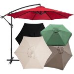 Housses de rechange toile de rechange universelle pour parasol de jardin, terrasse, cour, plage, piscine, ...