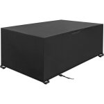 Housse rectangulaire pour meubles de jardin, housse salon de jardin 250x150x90cm 420d oxford noir housse ...