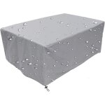 Housse rectangulaire pour mobilier de jardin (190 x 135 x 90 cm), en tissu oxford 210d imperm�able, anti ...