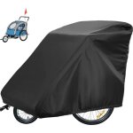 Housse de remorque de v�lo, imperm�able, en tissu oxford 420d avec rev�tement pu, pour remorque de v�lo ...