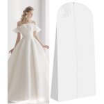 Housse de robe de mari�e 183x60x30 cm, respirante et anti poussi�re, id�ale pour prot�ger les robes de ...