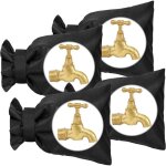 Housse de robinet pour l'ext�rieur, 4pcs couvercle antigel pour robinet, housse de robinet de jardin ...
