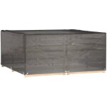 Housse de salon de jardin 16 ?illets 205x205x90 cm carr� cfw85233