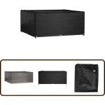 Housse de salon de jardin 16 ?illets 205x205x90 cm carr - housses de meubles d'extrieur - housse de ...