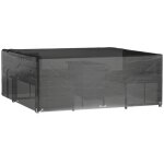 Housse de salon de jardin 16 ?illets 250x250x90 cm carr� cfw60593