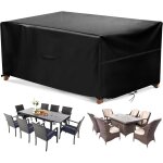 Housse salon de jardin 210d oxford tissu impermable bche de meubles d'extrieur, housse de protection ...