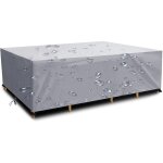 Housse salon de jardin 420d oxford tissu pour mobilier housse de table imperm�able b�che de protection ...