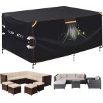 Housse pour salons de jardin 420d tissu oxford imperm�able, b�che de meubles de jardin, housse de protection ...