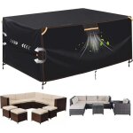 Housse pour salons de jardin 420d tissu oxford imperm�able, b�che de meubles de jardin, housse de protection ...