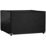 Housse de salon de jardin 8 ?illets, housse pour mobilier de jardin 132x132x80 cm carr cfw739527