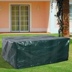 Housse pour salon de jardin Étanche 240x140x90cm bâche de protection bâche anti - uv polyéthylène respirant ... Housse pour salon de jardin Étanche 240x140x90cm bâche de protection bâche anti - uv polyéthylène respirant ...