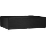 Housse de salon de jardin, housse table et chaise de jardin de protection 16 ?illets 300x200x75cm rectangulair ...