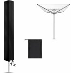 Housse de schoir de linge extrieur rotatif impermable, housse de protection pour schoir rotatif cordes ...