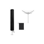 Housse de schoir de linge extrieur rotatif impermable, housse de protection pour schoir rotatif cordes ...