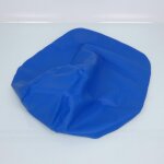 Housse de selle one pour scooter yamaha 50 aerox bleu effet