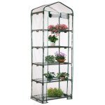 Housse de serre � 5 �tages en pvc - housse de rechange pour mini serre de jardin pour int�rieur ou ext�rieur ...