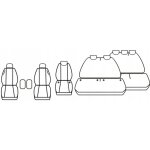 Housses de si�ge citro�n jumpy 3 iii 2016 + 8 personnes typique