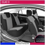 Housses de si�ge sur mesure pour clio 3 / collection berline et estate (09 / 2005 � 12 / 2014) housse ...