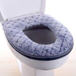 Housse de si�ge de toilette ? douce, �paisse, chaude, lavable, zipp�e ? r�utilisable pour un usage domestique ...