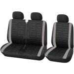Housse siege voiture couvre universal fit la plupart des camions camionnette bus si�ge avant 1 + 2 (3 ...
