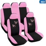 Housses de si�ge de voiture roses, couvre si�ge de voiture, style pour femme, accessoire d&39int�rieu ...