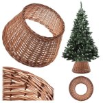 Housse pour support de sapin de noël en osier 55 cm housse pour support panier naturel Housse pour support de sapin de noël en osier 55 cm housse pour support panier naturel