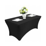 Housse pour table de banquet traiteur 180x76 cm