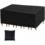 Housse table jardin carre, housse protection salon de jardin impermable, 420d bache table de jardin ...
