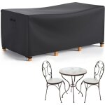 Housse table de jardin exterieur impermeable protection table de jardin bache de protection exterieur ...
