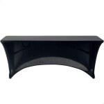 Housse de table de jardin noire, protge - table lastique 180x75x75cm, housse de protection robuste ...