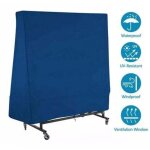 Housse de table de ping - pong imperm�able 165 x 70 x 185 cm bleu