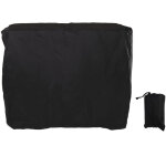 Housse de table de ping - pong noire avec fermeture �clair, rev�tement argent� 210, imperm�able et anti ...