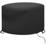 Housse de table de protection , housse de table ronde impermable et coupe - vent, housse de mobilier ...