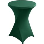Housse de table ronde extensible en spandex, housse mange debout, nappe pour table cocktail pour restaurant ...