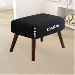 Housses tabourets bar �lastiques, jacquard, protection repose - pieds chambre, sur mesure (40x50cm)