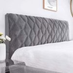 Housse tte de lit 140, protecteur housse tte de lit avec ct extensible, housse de tte de lit lavable ...