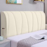 Housse de tte de lit 180 / 200, protecteur housse de tte de lit anti - poussire en tissu velours doux ...